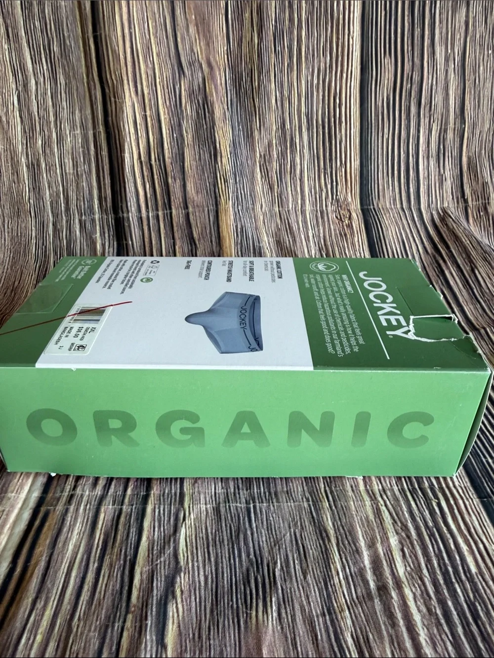 Jockey Men’s Organic Cotton Stretch Low-Rise Briefs 3-Pack Size 2XL New